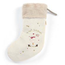 Small Stocking - White Embroided