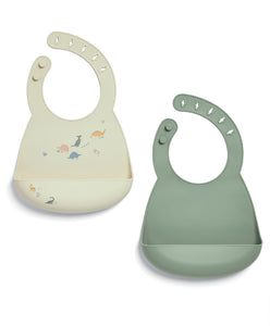 Silicone Bibs (2 Pack)