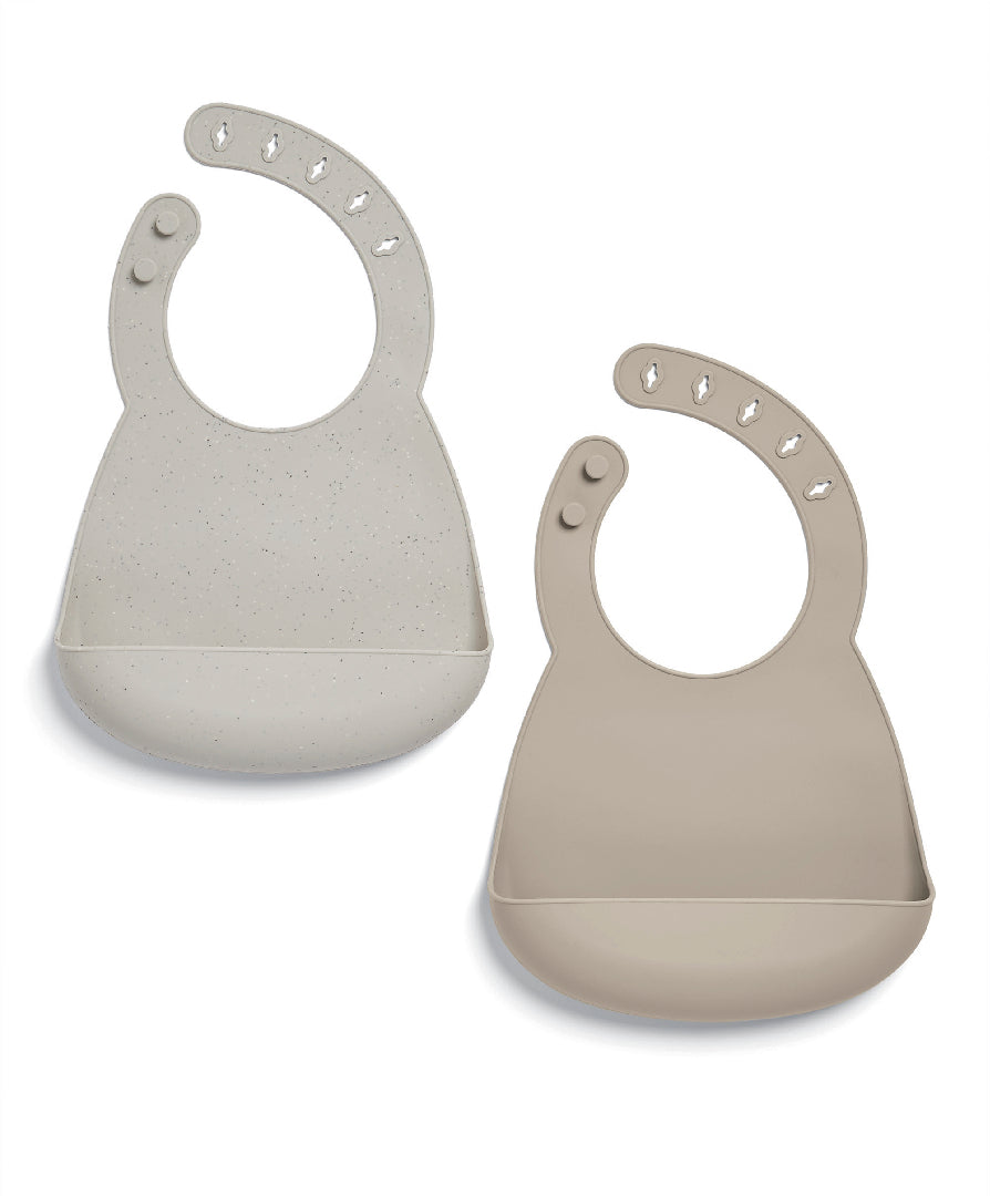 Silicone Bibs (2 Pack)