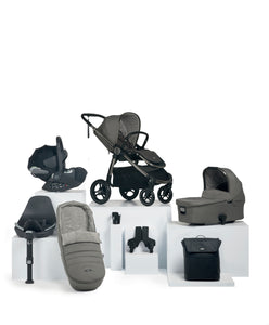 Ocarro Pushchair Complete Bundle with Cybex Cloud T Car Seat & Base (9 Pieces) - Mercury