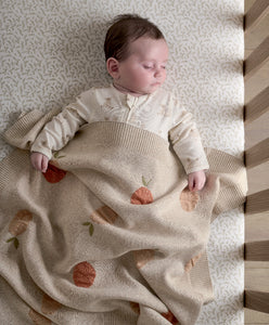 Welcome to the World Seedling Knitted Blanket - Fruit
